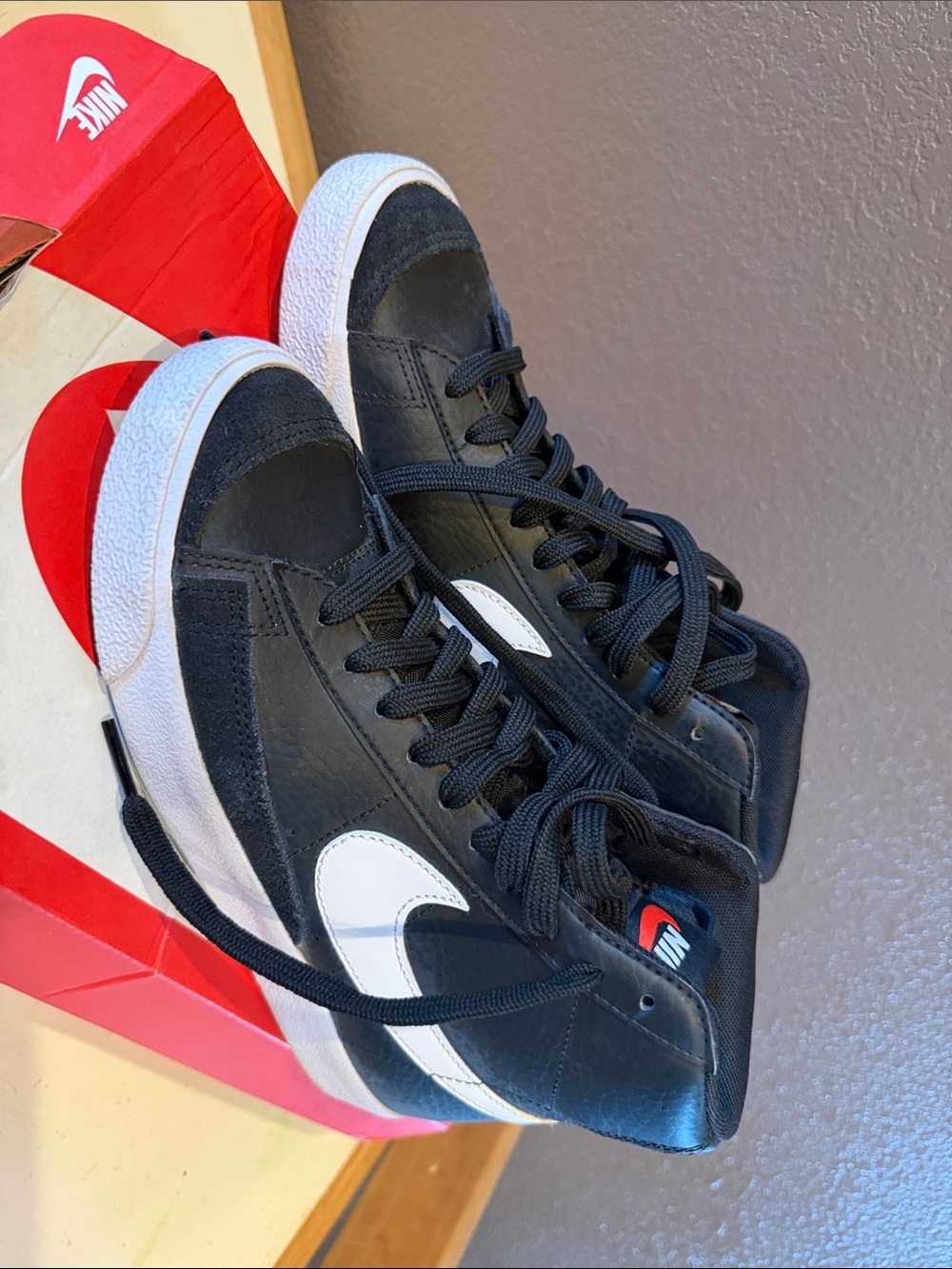Youth Nike Black and White Blazer